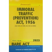 Commercial's Immoral Traffic (Prevention) Act, 1956 Bare Act 2023